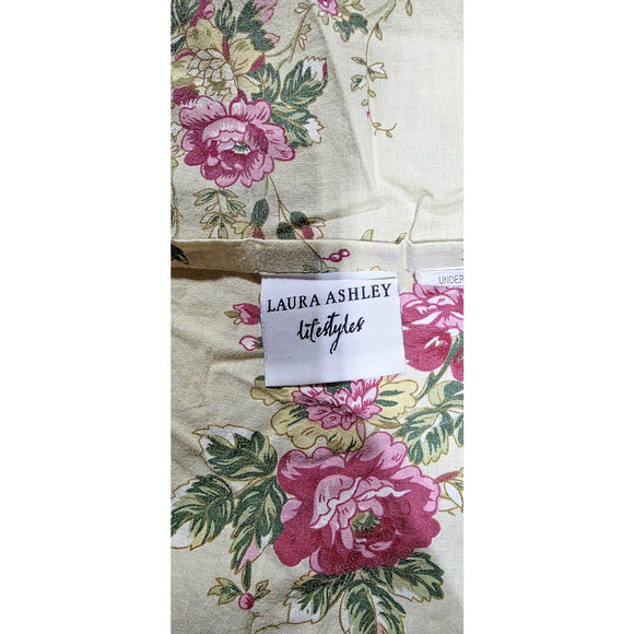 2-Vintage Laura Ashley Floral Patchwork Quilt Pillow Shams Standard CottageCore - Picture 6 of 8